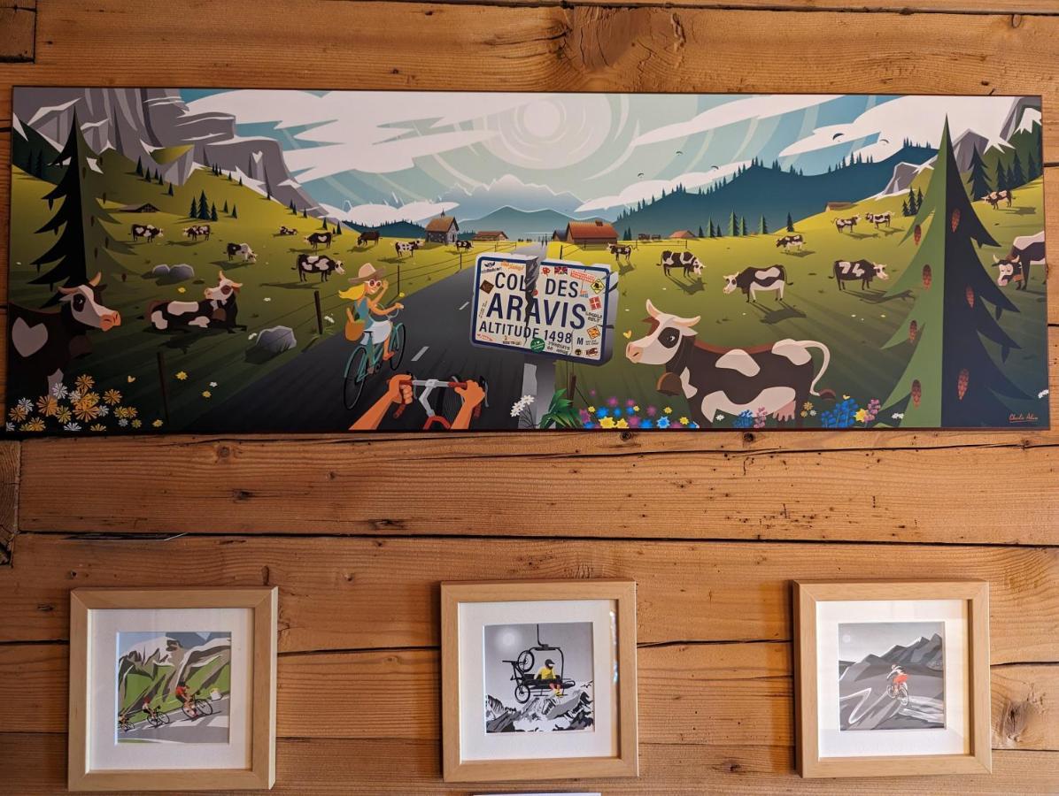 Bas De Chalet Au Coeur Des Aravis, Entre Lac Et Montagne Saint-Jean-de-Sixt Dış mekan fotoğraf